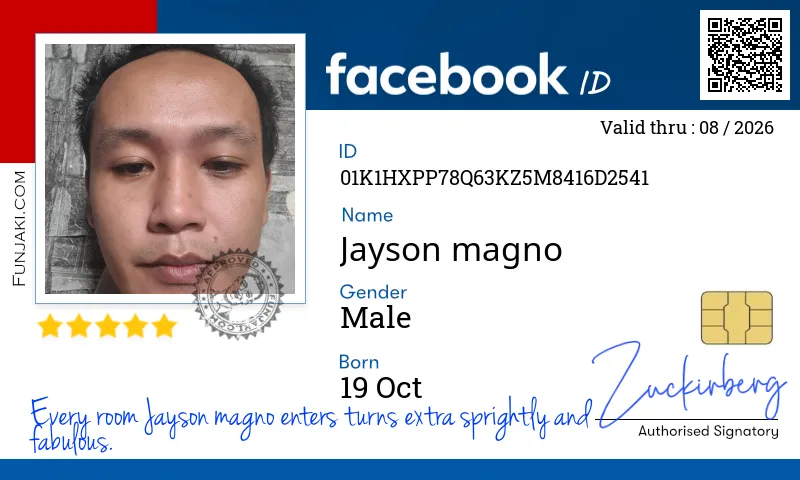 Facebook ID Card