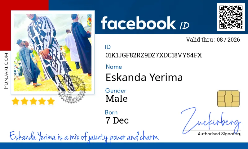 Facebook ID Card