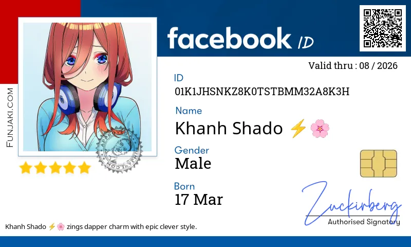 Facebook ID Card