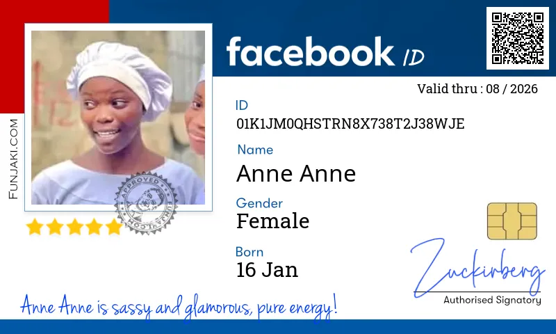 Facebook ID Card