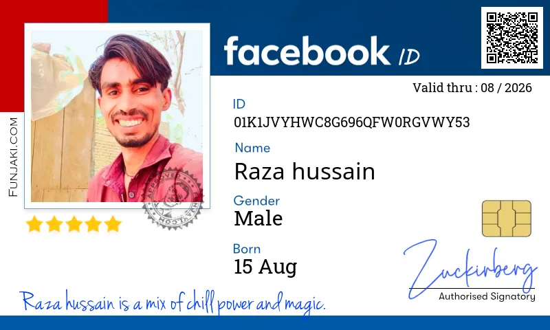 Facebook ID Card
