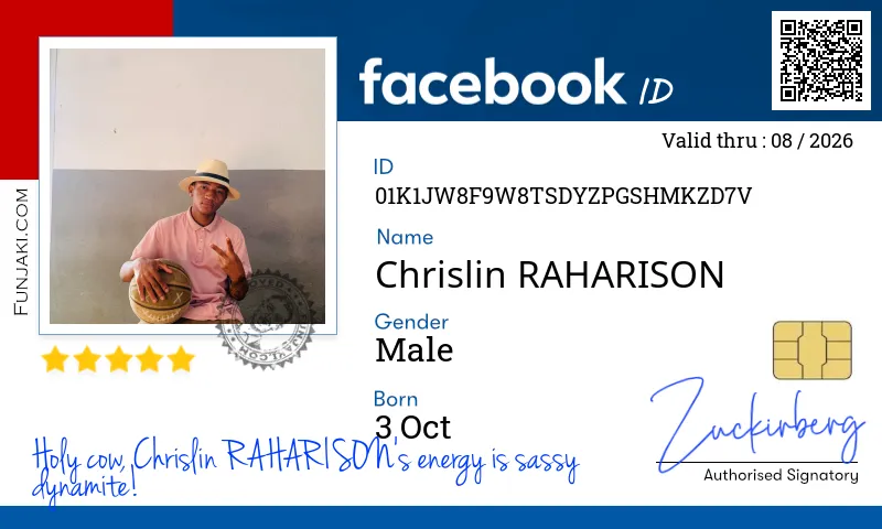 Facebook ID Card