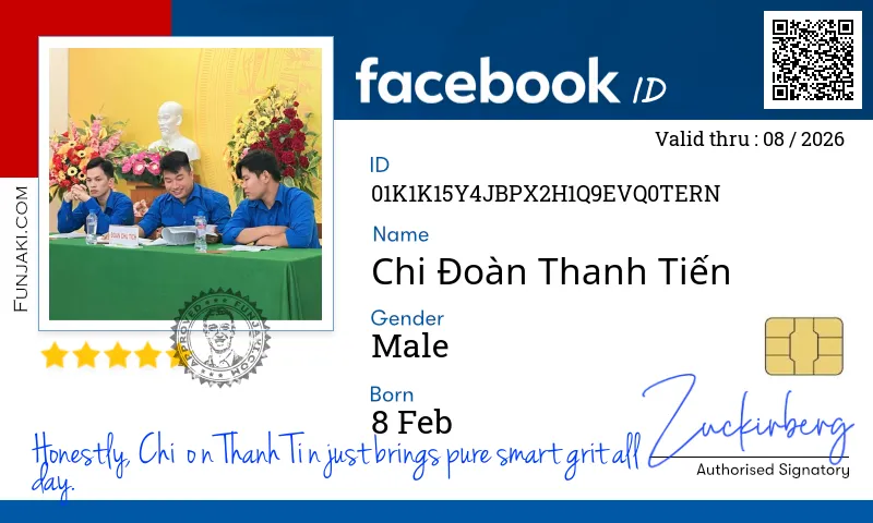 Facebook ID Card