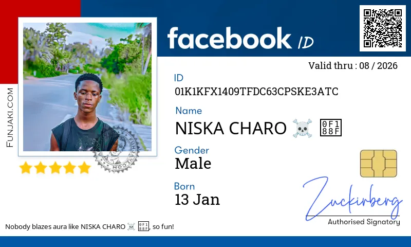 Facebook ID Card
