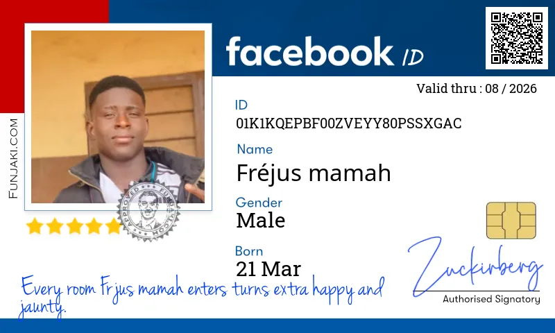 Facebook ID Card