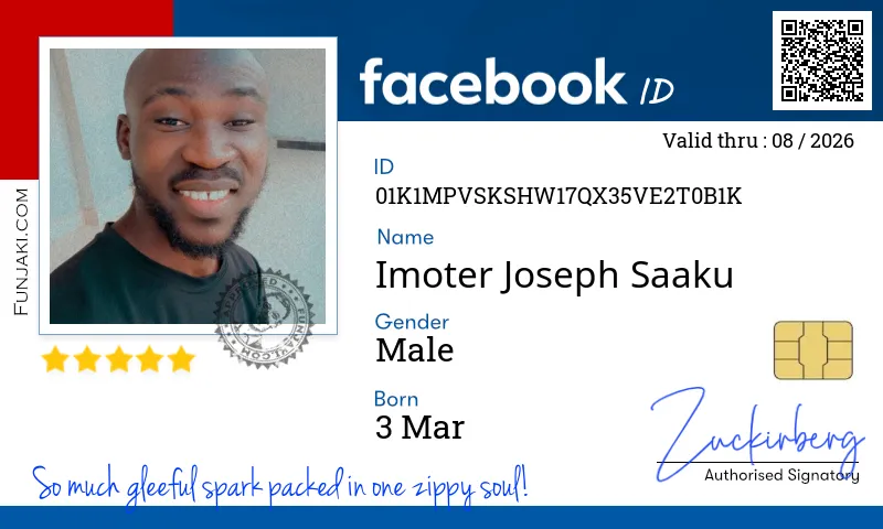 Facebook ID Card