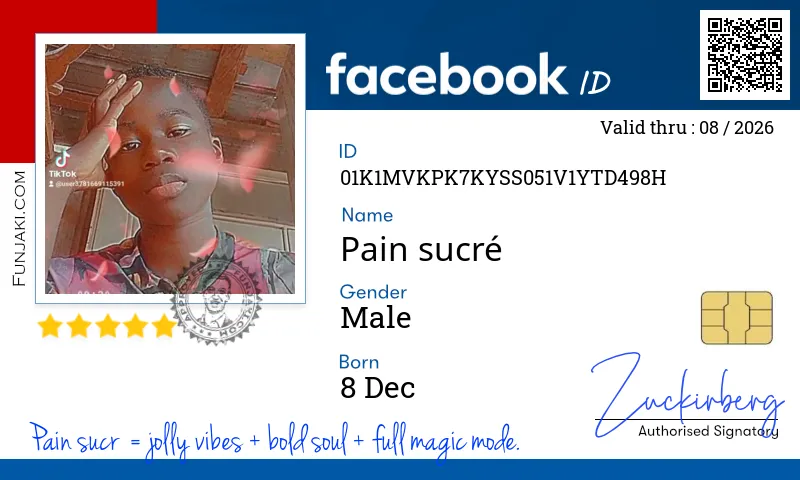 Facebook ID Card
