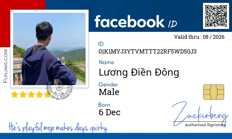 Facebook ID Card
