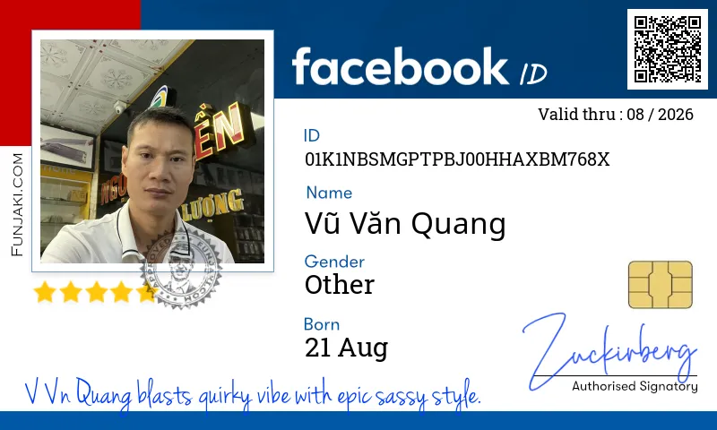 Facebook ID Card