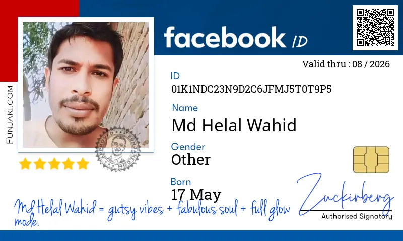 Facebook ID Card