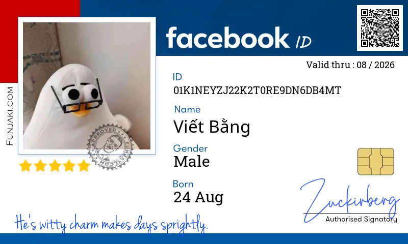 Facebook ID Card