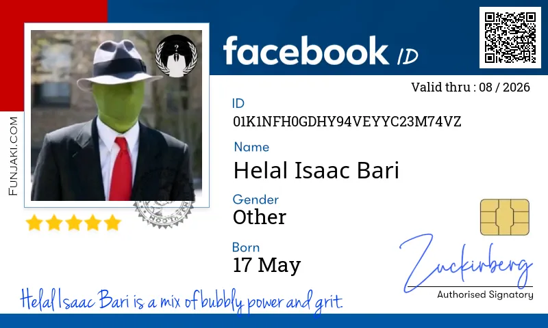 Facebook ID Card