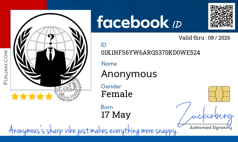 Facebook ID Card