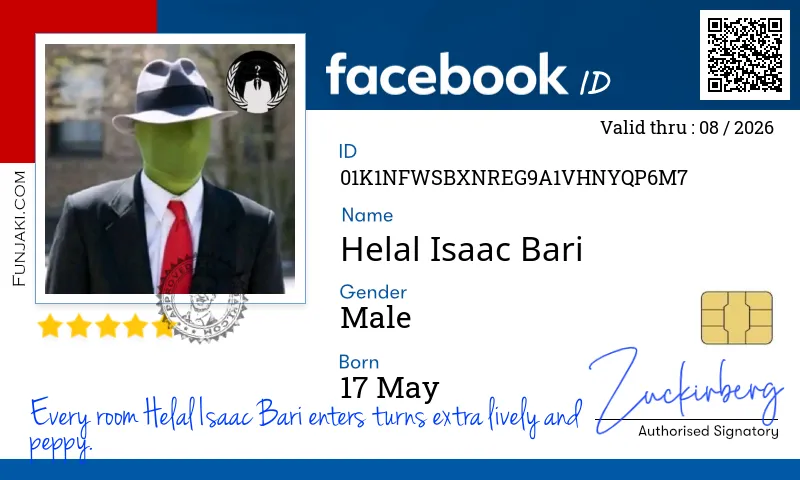 Facebook ID Card