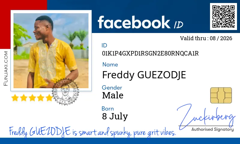 Facebook ID Card