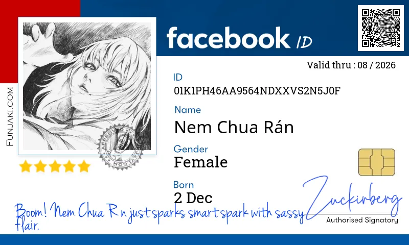 Facebook ID Card