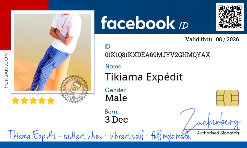 Facebook ID Card