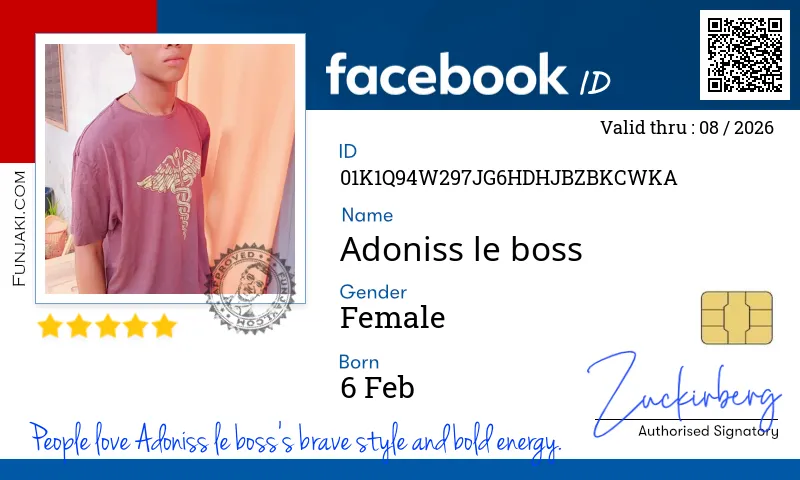 Facebook ID Card