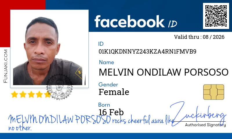 Facebook ID Card