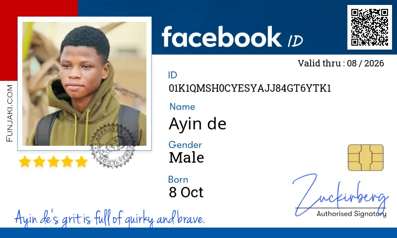 Facebook ID Card