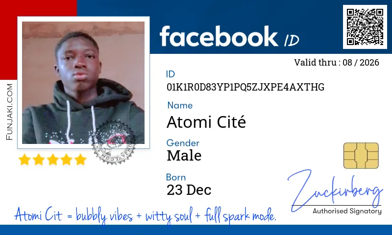 Facebook ID Card