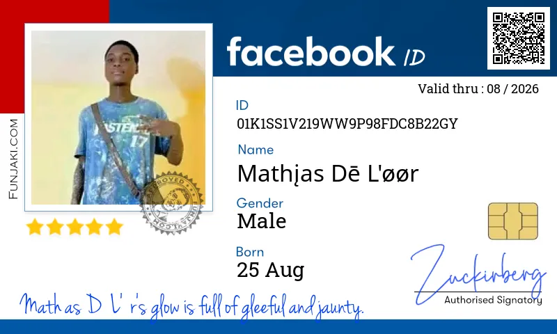 Facebook ID Card