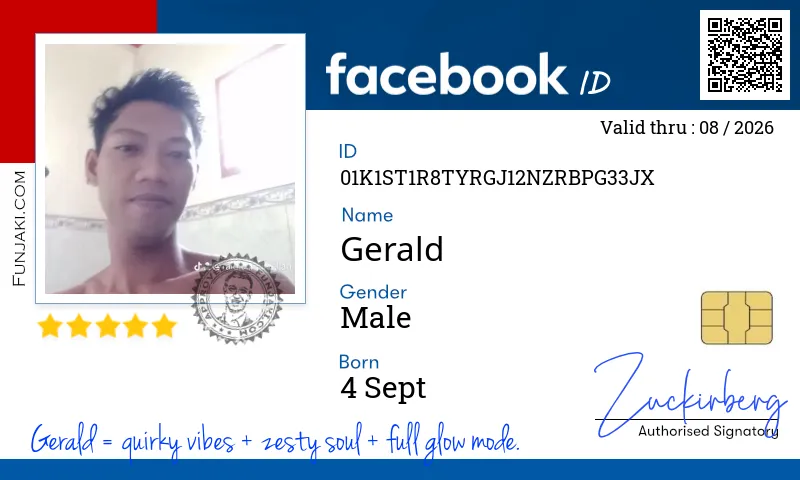 Facebook ID Card