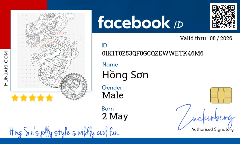 Facebook ID Card