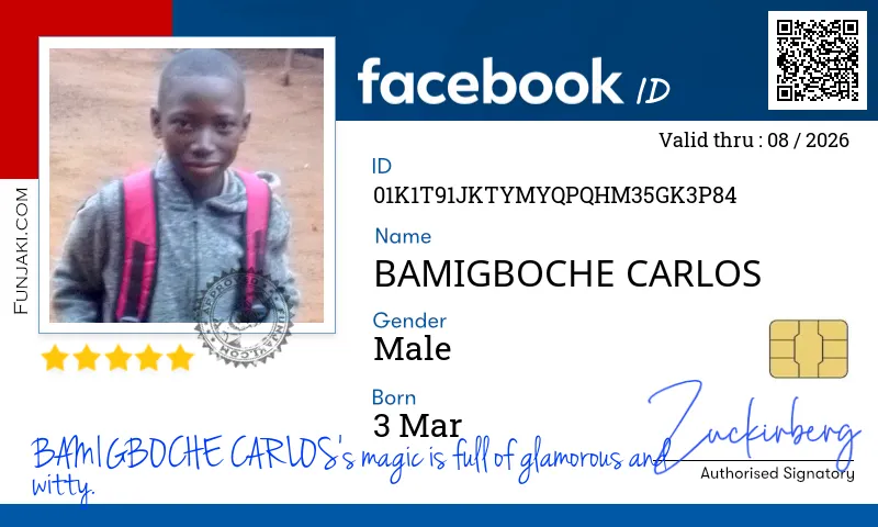 Facebook ID Card