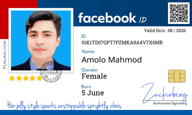 Facebook ID Card
