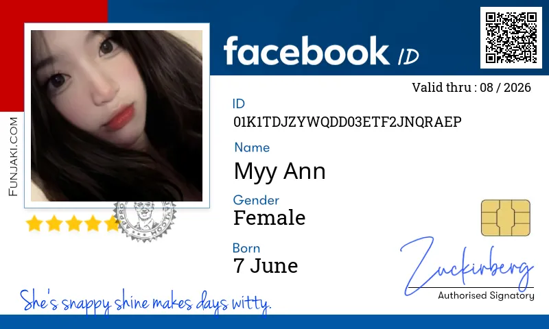 Facebook ID Card
