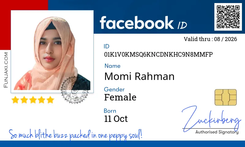 Facebook ID Card