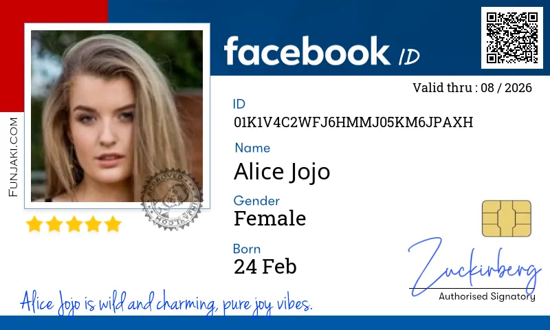 Facebook ID Card