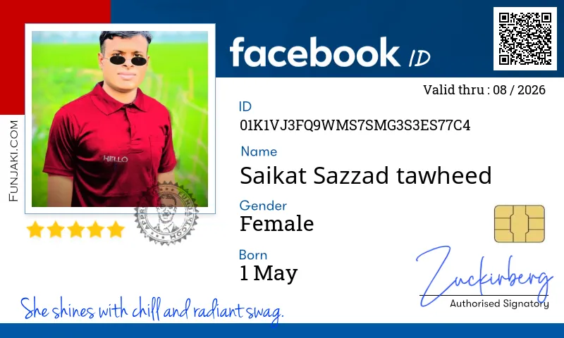 Facebook ID Card