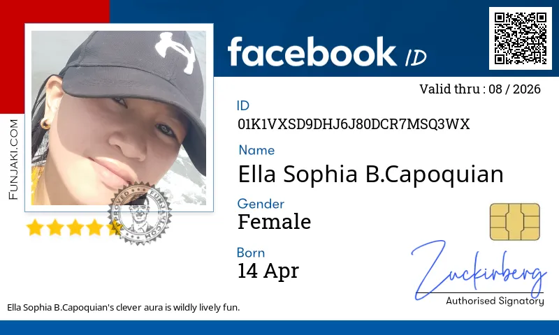 Facebook ID Card