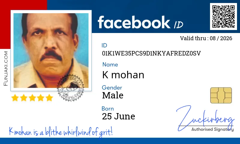 Facebook ID Card