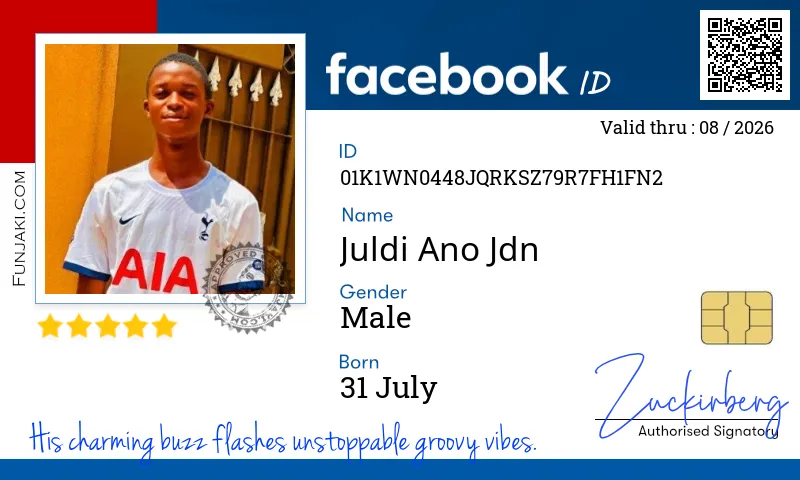 Facebook ID Card