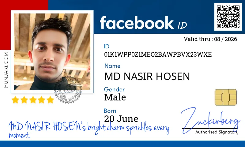 Facebook ID Card