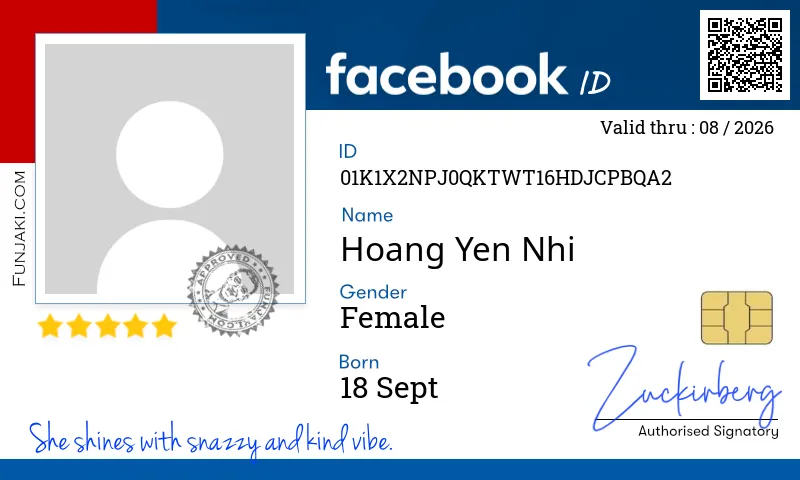 Facebook ID Card