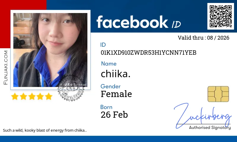 Facebook ID Card