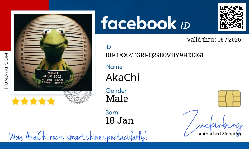 Facebook ID Card