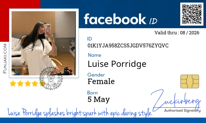 Facebook ID Card