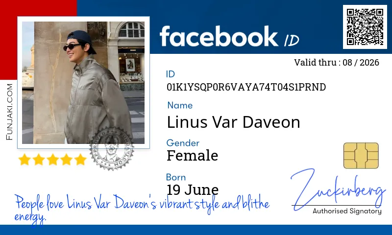 Facebook ID Card