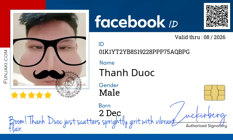 Facebook ID Card