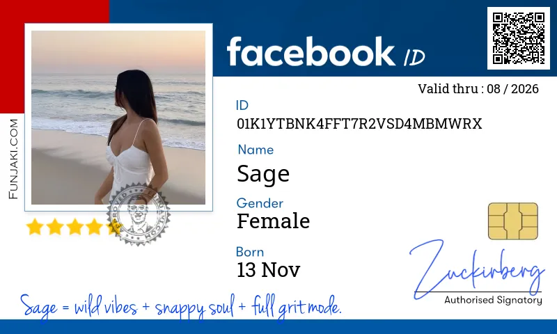 Facebook ID Card
