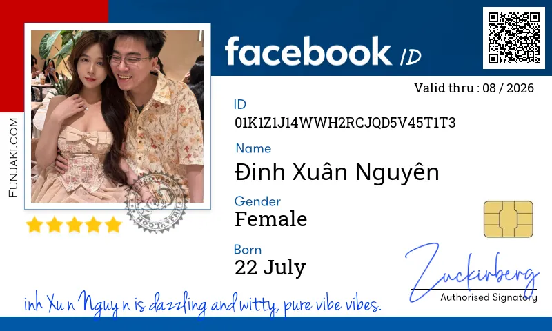 Facebook ID Card