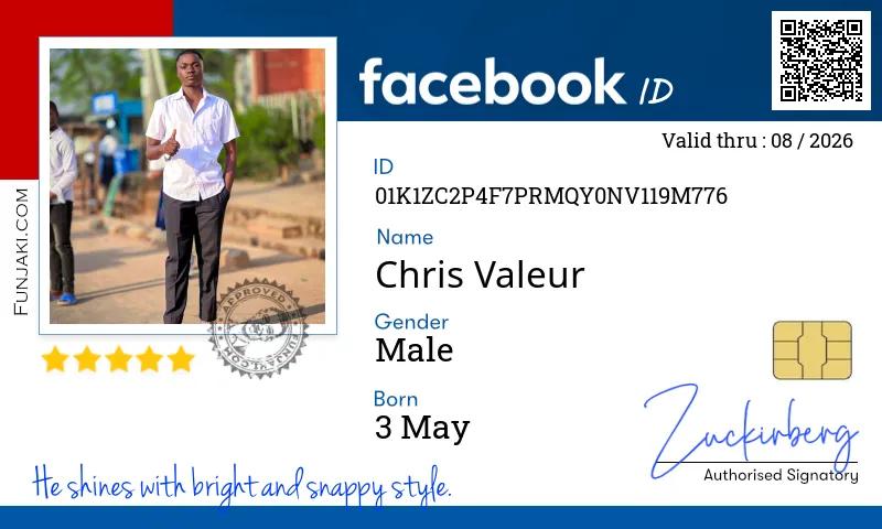 Facebook ID Card