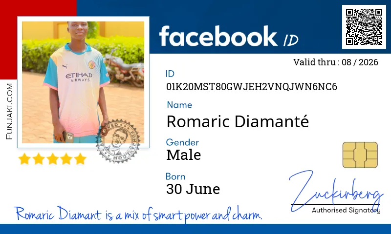 Facebook ID Card
