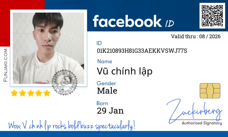 Facebook ID Card