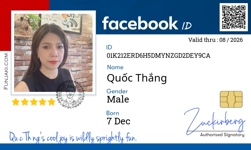 Facebook ID Card